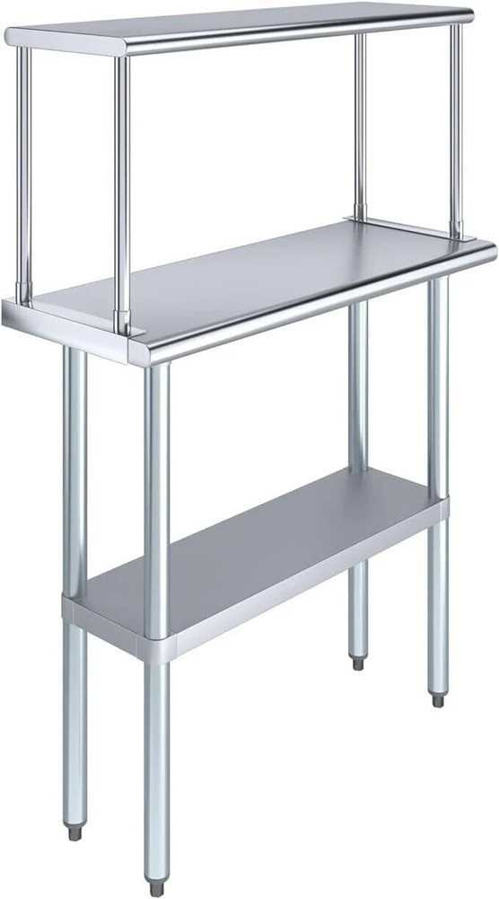 Work Commercial Worktable, Stainless Steel Table for Kitchen Prep & Restaurant