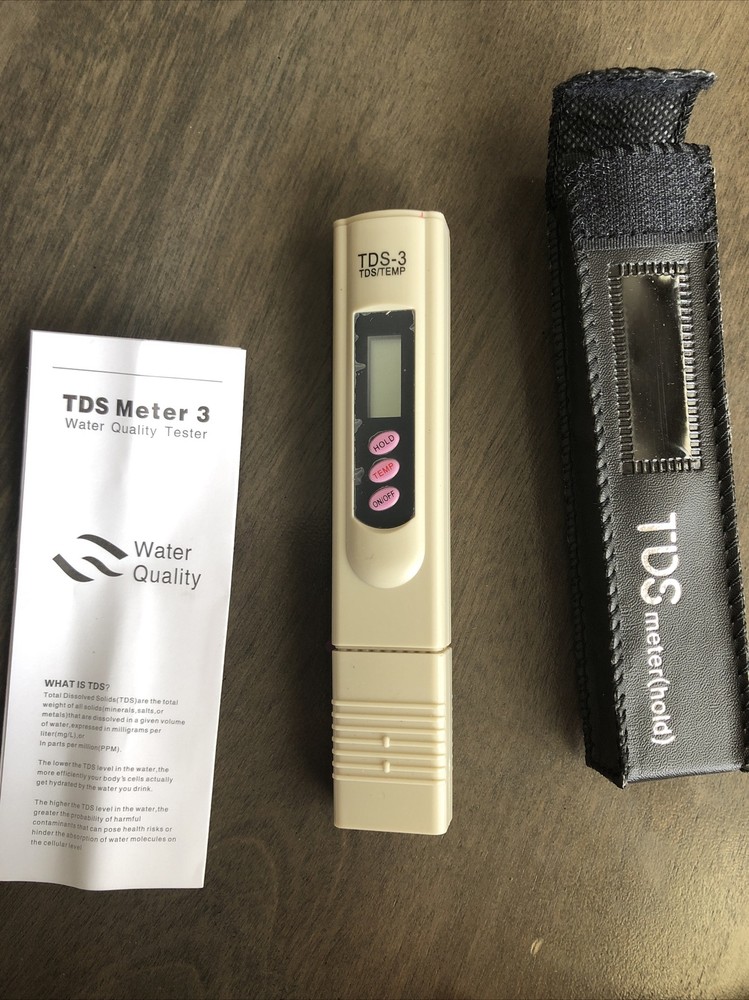 TDS Meter 3 Quality Water Tester