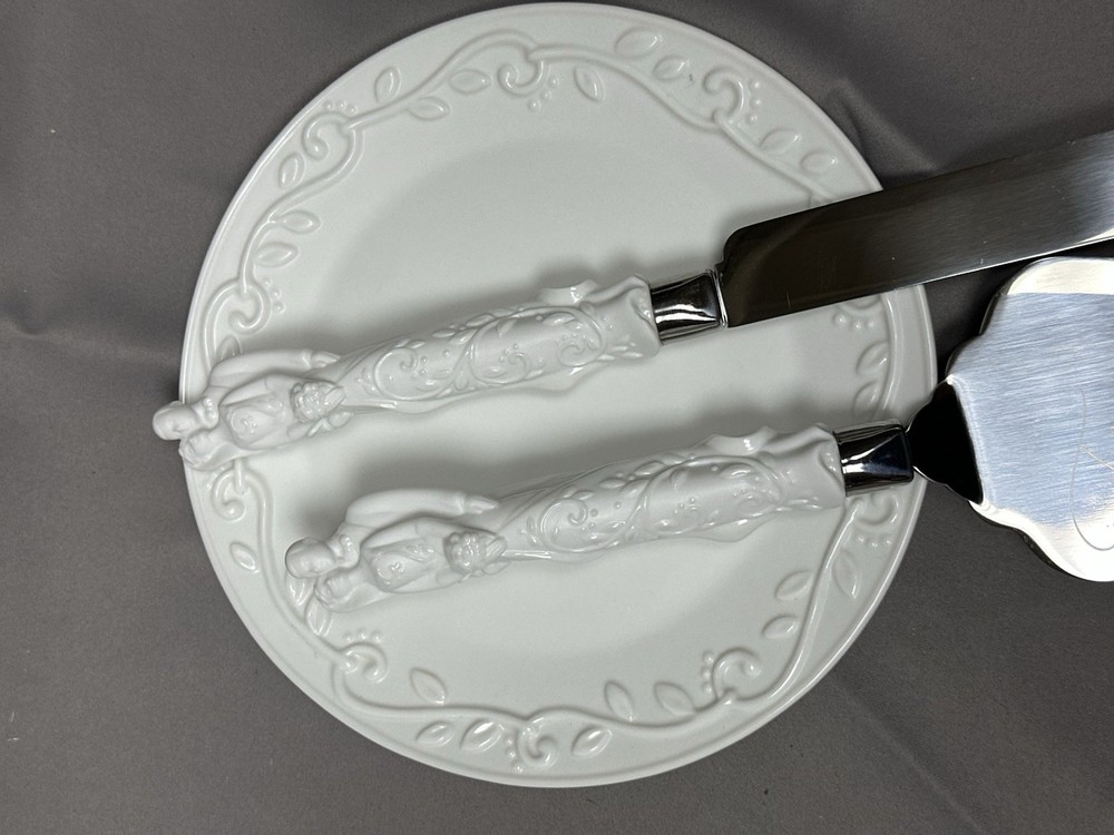 Hallmark Keepsake Wedding 3-piece Serving Set Cake Knife, Server, Dessert Plate