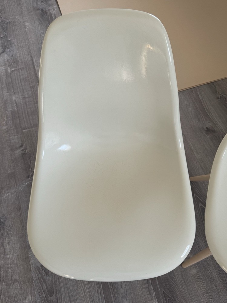 Eames Molded Plastic Side Chairs Set-of-4