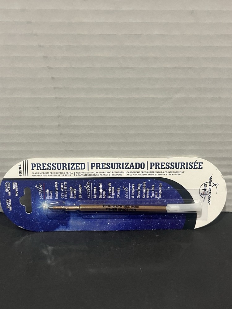 Fisher Space Pen Pressurized Refills - Black - Medium - SPR4 SEALED NEW