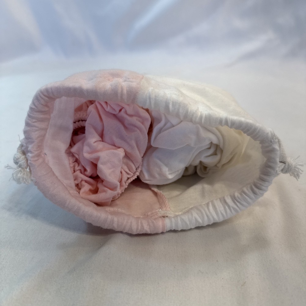 Burt’s Bees Fitted Bassinet Sheets Blossom/ White 2 Pack NWOT