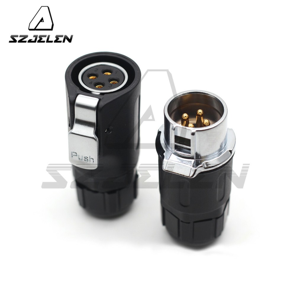 XHP20 4Pin RV Power Cable Connector Plug Socket,Waterproof IP67,Wire Connector