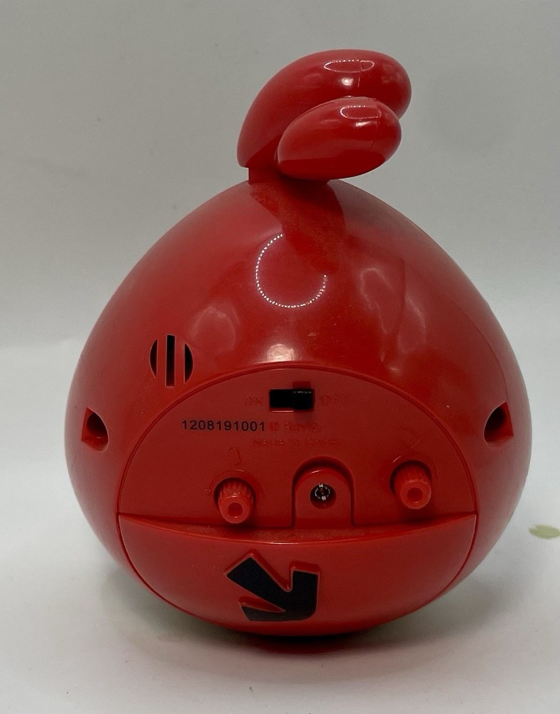 Angry Birds Red Bird Desk Clock Tested and Working