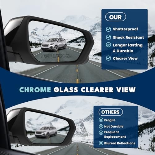 Side mirror assembly replacement, left side mirror assembly replacement, right