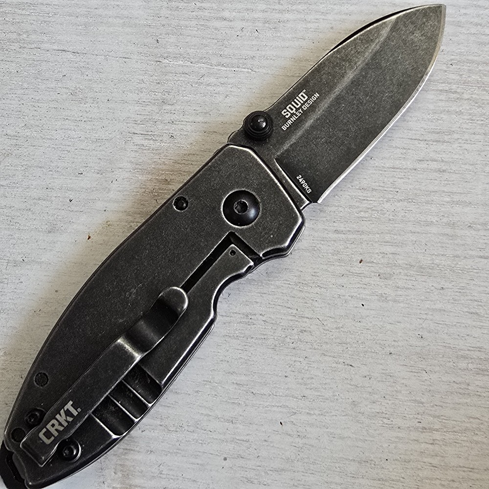 CRKT 2490KS SQUID PLAIN EDGE FRAME LOCK KNIFE