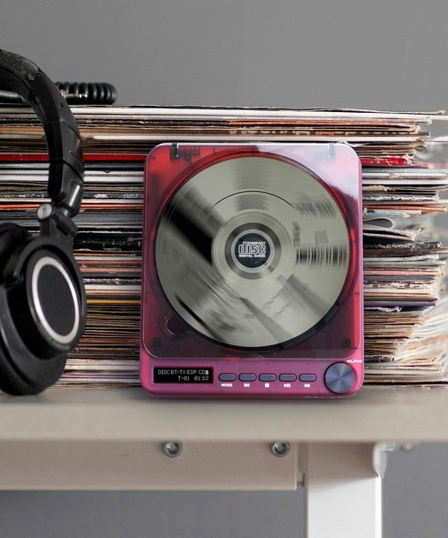 RELAX Pixel Tunes Retro CD Player Bluetooth Speaker Built-in Display 1983