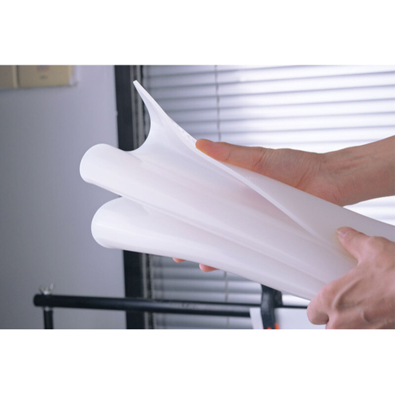 White Silicone Rubber Sheet High Temp Panel For Gaskets DIY Material 3x500x500mm