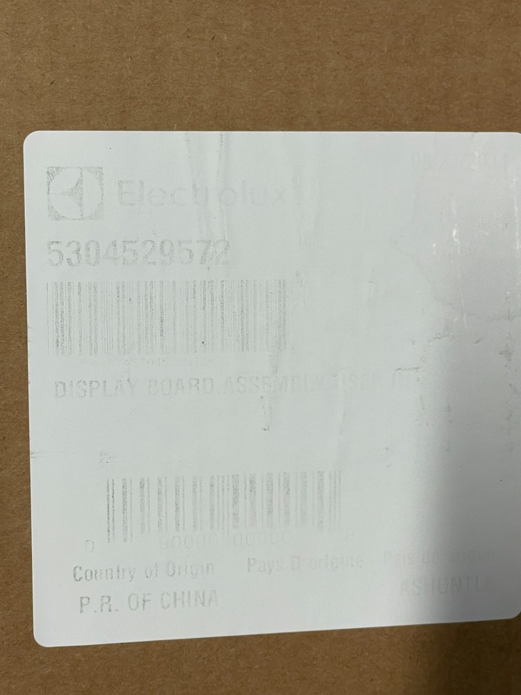 5304529572 REFRIGERATOR USER INTERFACE *NEW OEM PART