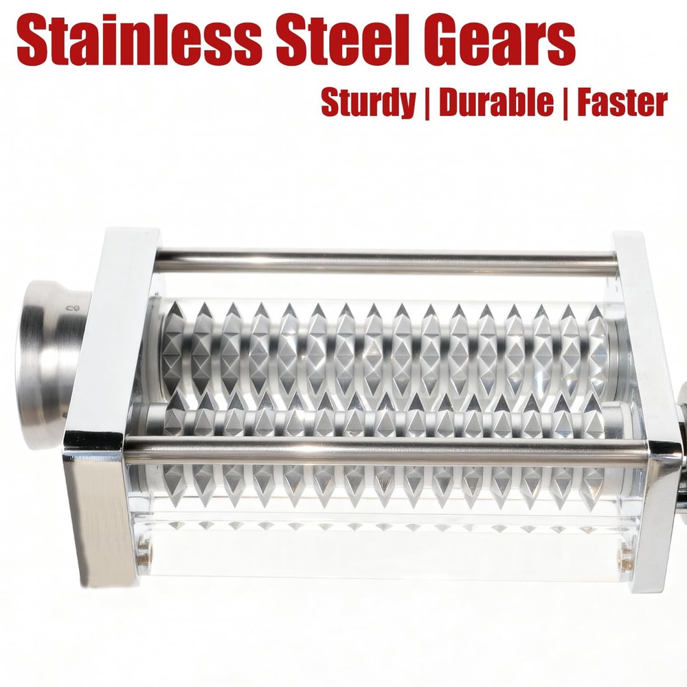 Adjustable Meat Tenderizer Attachment for KitchenAid Stand Mixers – 3 Thickne...