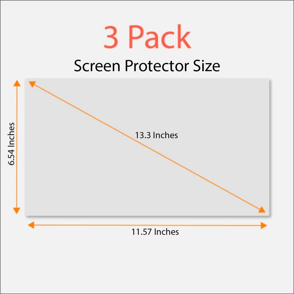 Anti Blue Light Screen Protector 3 Pack for 13.3 Inches Laptop. Filter out Bl...