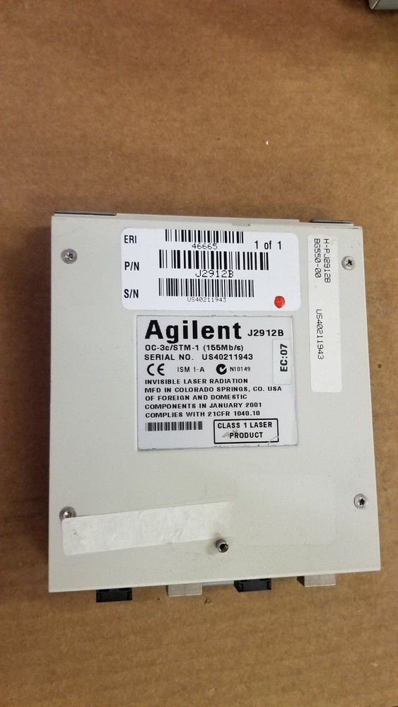 Agilent J2912B OC-3c/STM-1 155Mb/s Module
