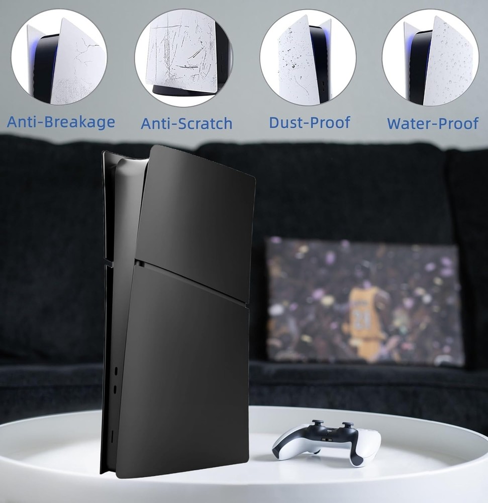 Pro Disc Edition Cover Plates for New PS5 Pro Console, Shell Panels Compatible w