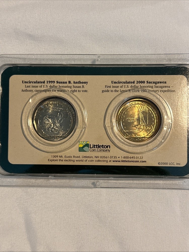 1999 & 2000 U.S. DOLLAR COINS - UNCIRCULATED -