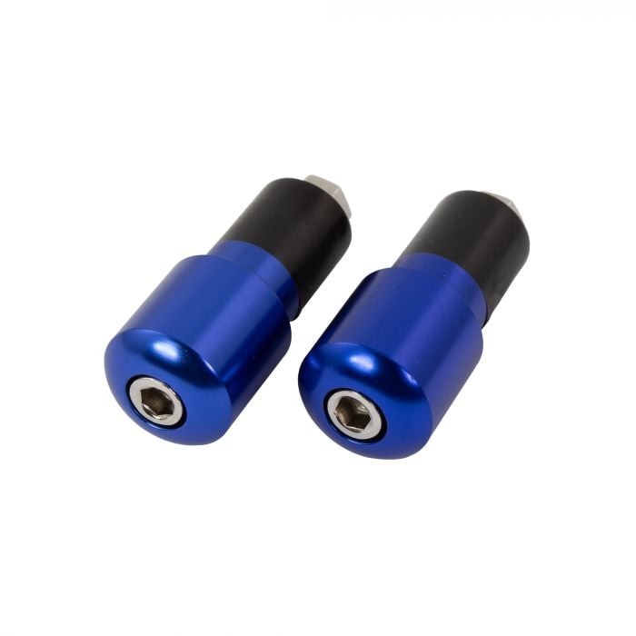 BIKE IT SLIM BAR END WEIGHTS 18MM BLUE