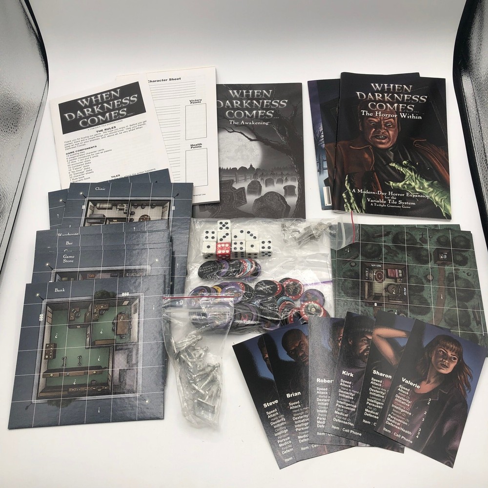 When Darkness Comes Awakening & Horror Within Expansion Variable Tile Tabletop