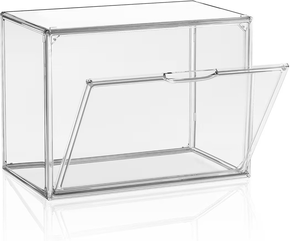 Acrylic Storage Display Case With Magnetic Door.