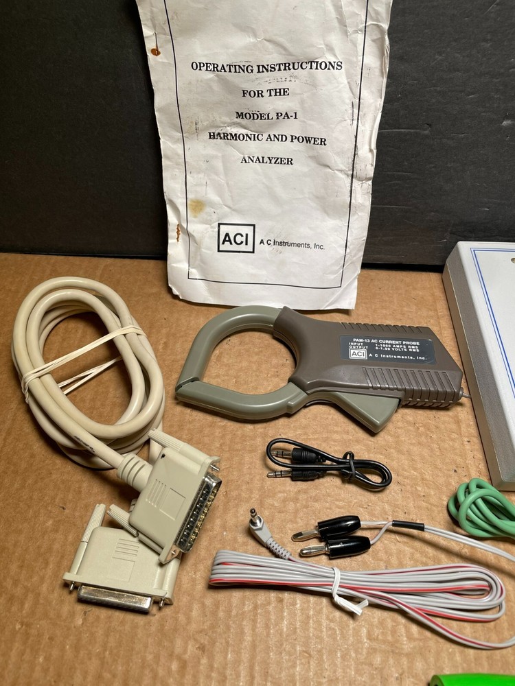 ACI A C Instruments Model PA-1 Harmonic and Power Analyzer Works Ships Fast!!!