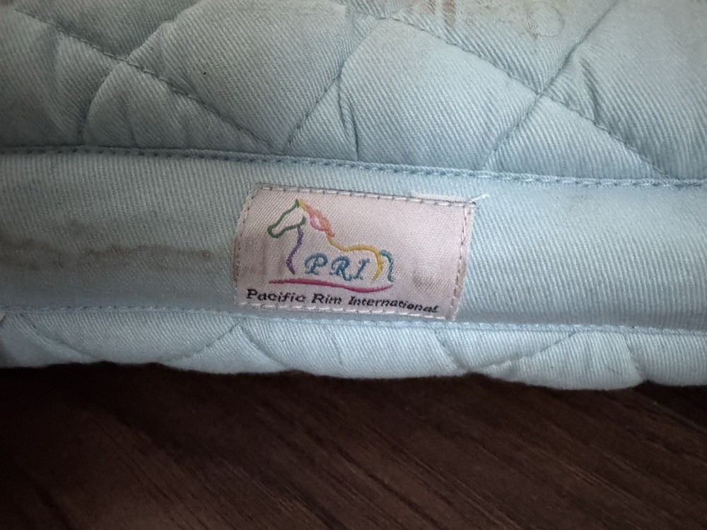 PRI Hunter/Jumper Saddle Pad, with Padding, Light Blue, Great Condition