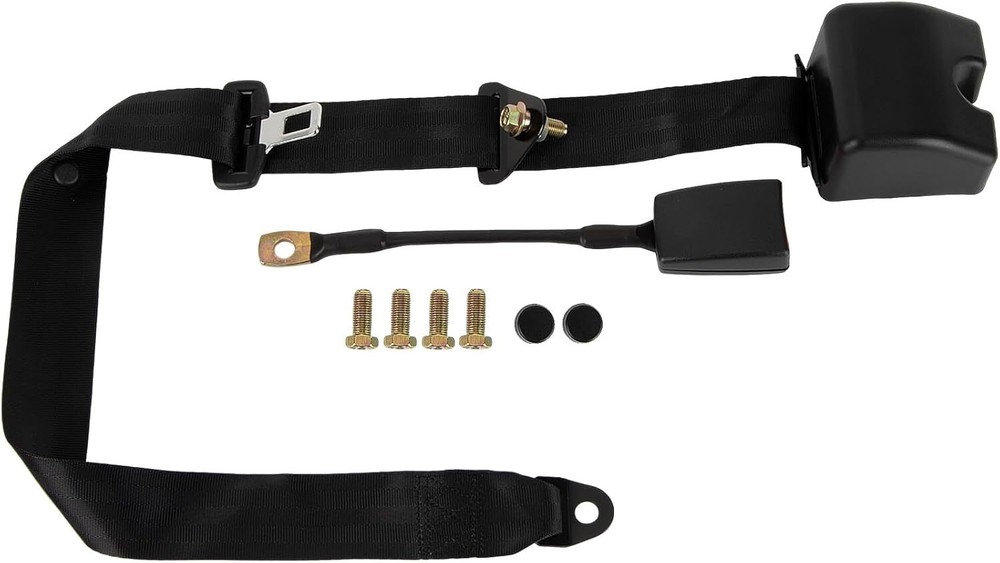 2pcs Retractable 3 Point Adjustable Lap UTV,VR, Buggies, Minivan Club Golf Cart