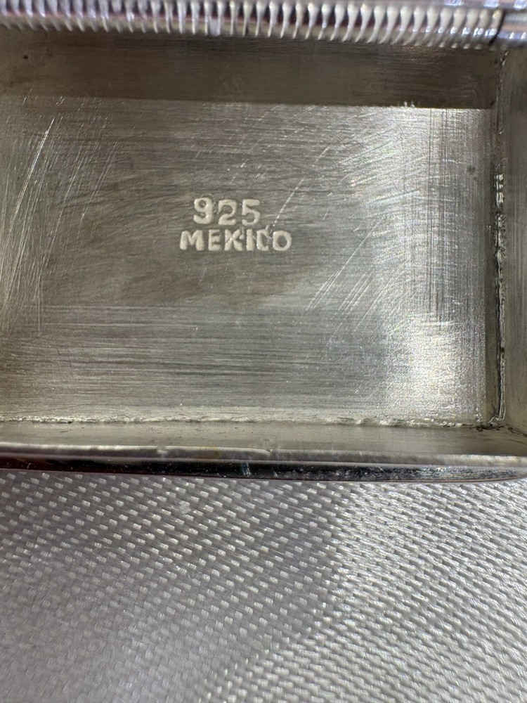 Mexico Sterling Silver Book Small Pill Box