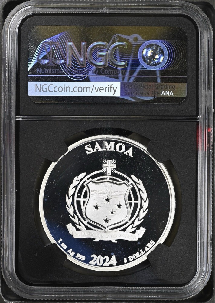 2024 SAMOA Silver 5 TALA NGC MS-69 Batman Colorized DC Comics