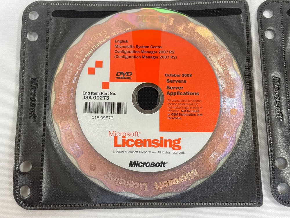 Microsoft System Center Configuration Manager 2007 R2 Windows DVD October 2008