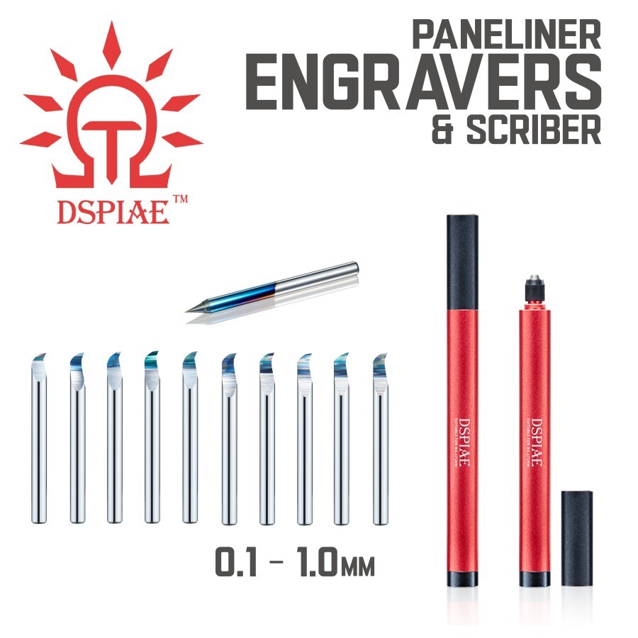 DSPIAE: Engraving Tools - Scriber : Engraver 0.1-1.0MM - Model Hobby Paneliner