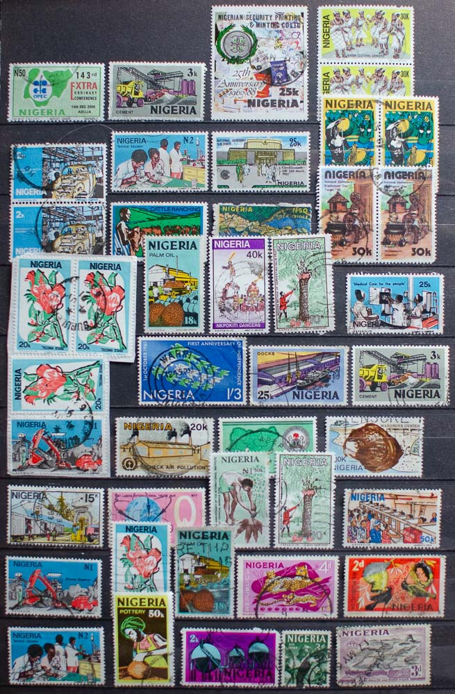 Nigeria Used Stamps.