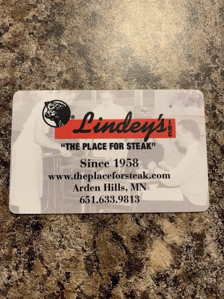 Lindey’s Steak Restaurant Gift Card $105