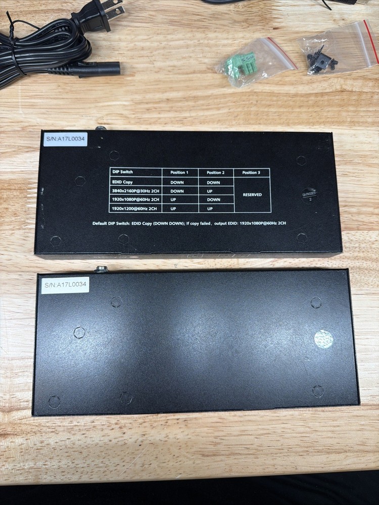 AV ACCESS 4KEX100-KVM HD BaseT EXTENDER 100m USB 2.0 RECEIVER TRANSMITTER POWER