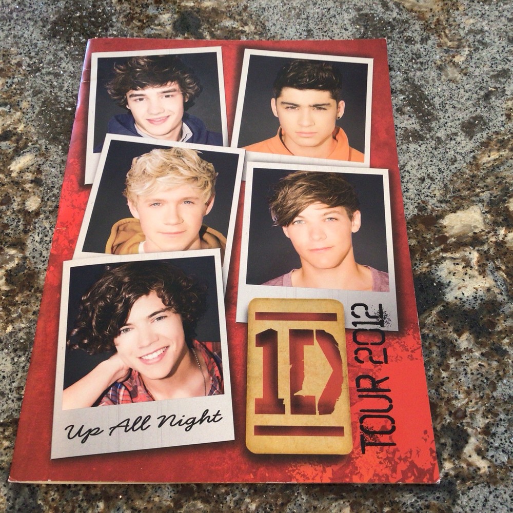 One Direction Up All Night 2012 Tour Program Book Rare!