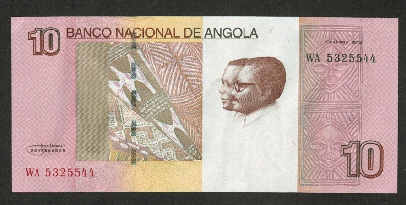 ANGOLA BANKNOTE 10 KWANZAS 2012 UNC