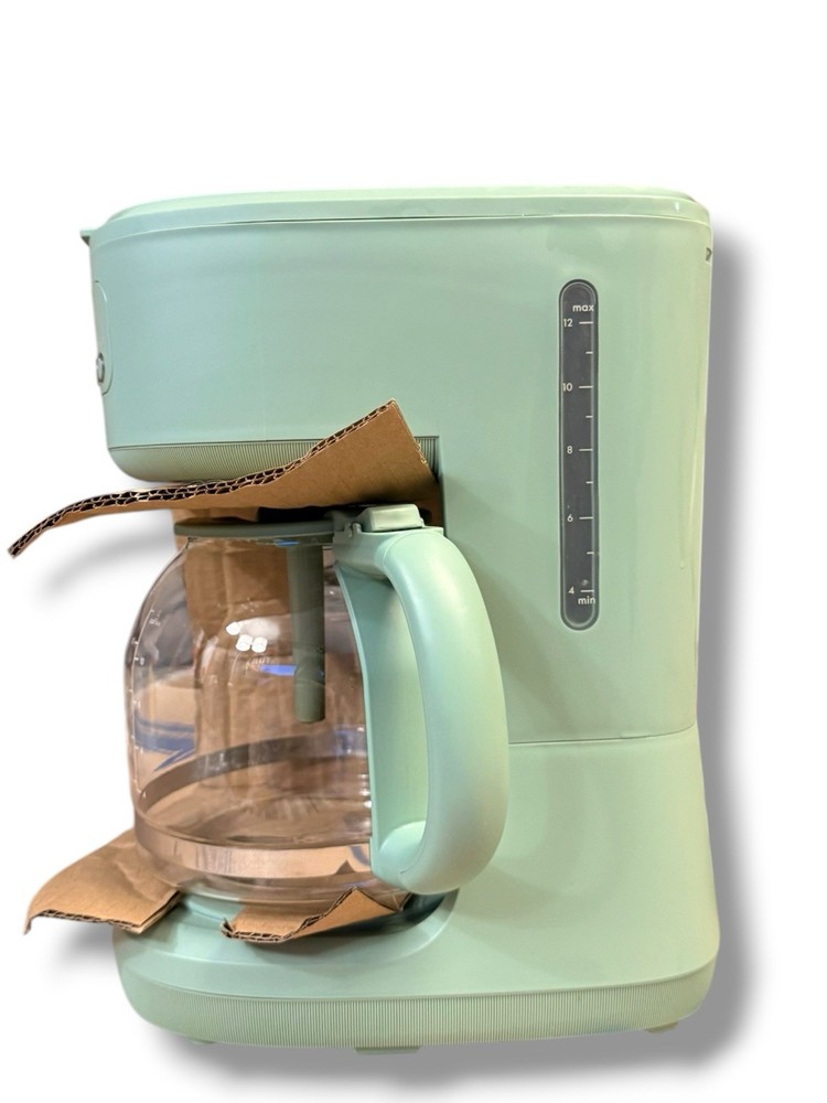 Bella 12-Cup Programmable Coffee Maker – Seaglass – Used Once