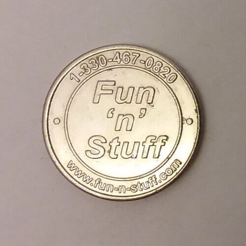 Fun 'N' Stuff Macedonia, OH Arcade Game Token 22mm