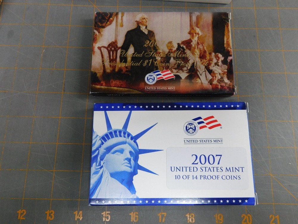 2007 US Mint Proof Set, 14 Coins, Mint sealed