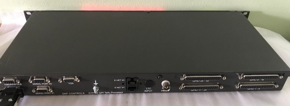 DNF Controls GTP-32 GPI Tally Processor Flex Control Network Rack Mountable