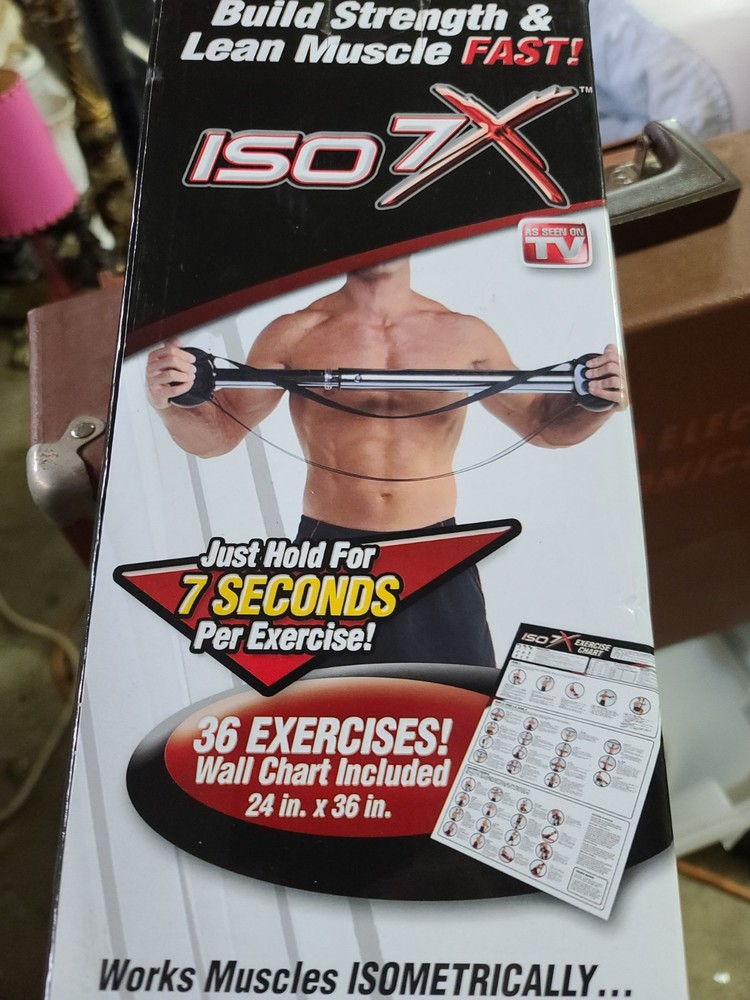 Ontel ISO 7X Isometric Workout Bar - Silver
