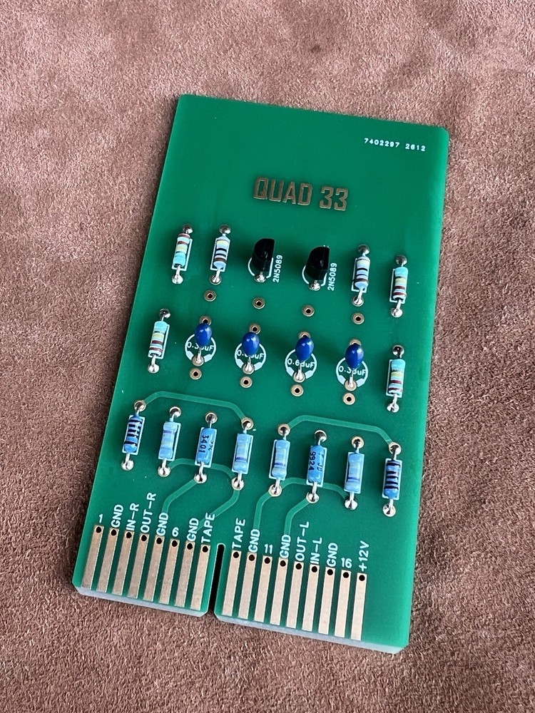 Quad 33 pre-amp boards （3 PCBA)