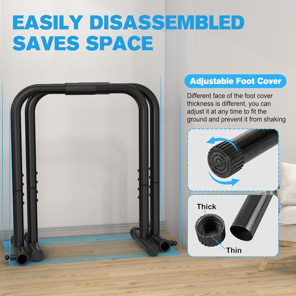 Compact & Portable Dip Bar Station - Functional Design for Versatile Training