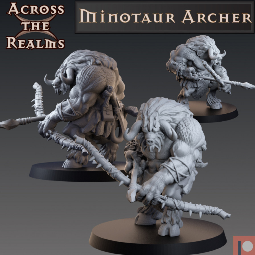 DnD Minotaur tribes collection of 9 models