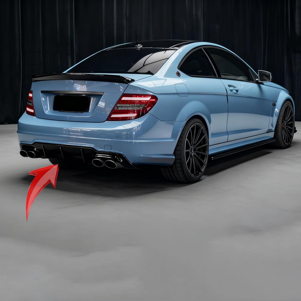 Rear Diffuser for C-Class Sport 2012-2014 C204