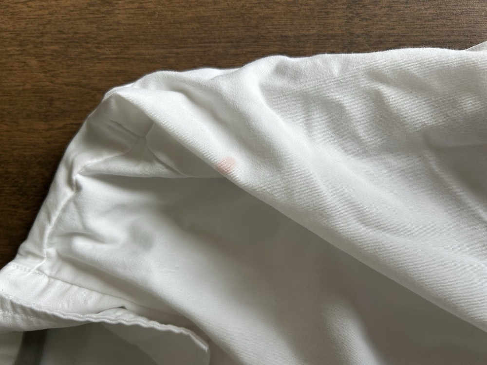 Dickies Lab Coat Women’s Size Medium White Long Sleeve Button Up Pockets