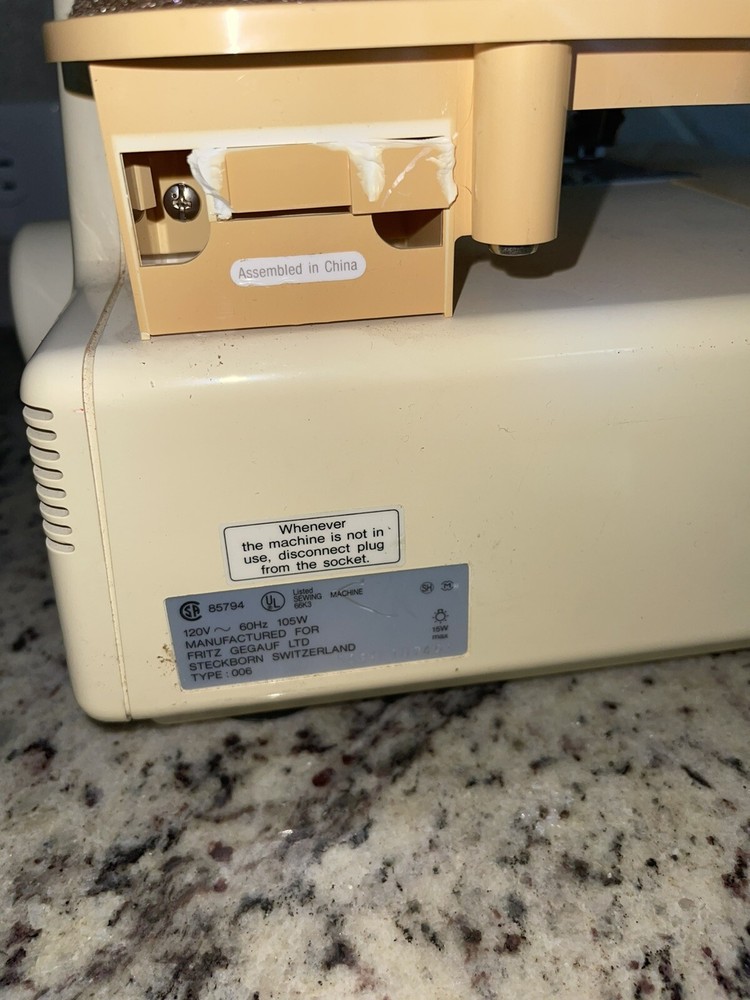Bernette by Berninia Funlock 006D Sewing Machine Works