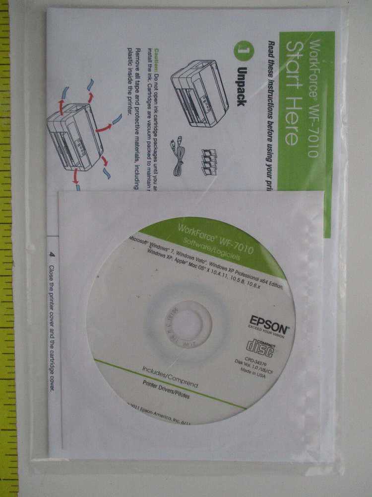 Setup SOFTWARE for EPSON WorkForce WF 7010 Printer Software