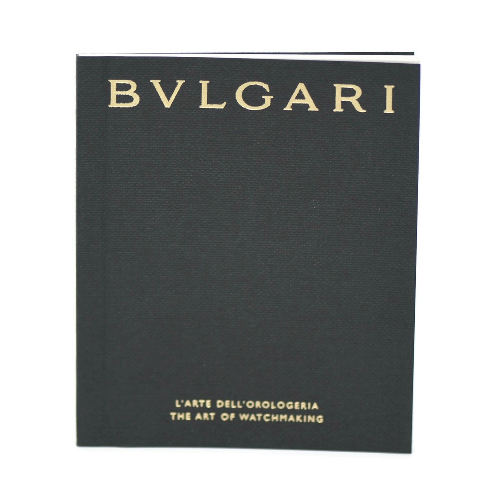 Bulgari Booklet Manual