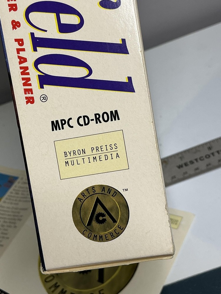 Vintage Seinfeld CD-ROM Box Only Display Windows PC Big Box