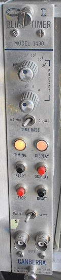  Canberra 1490 Blind Timer NIM BIN Module