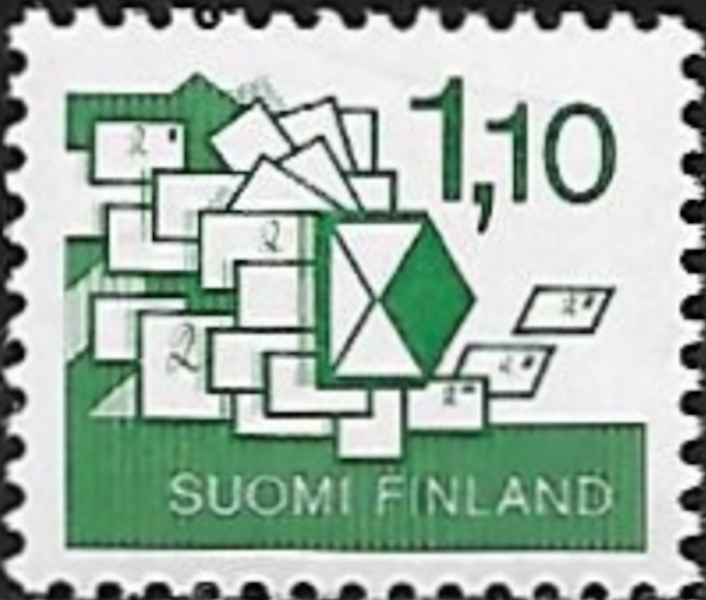 Finland #Mi940 MNH 1984 New Classification System Mail Letters [689]