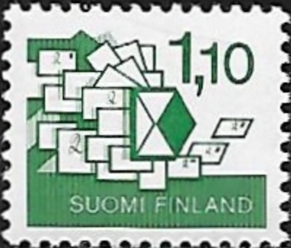 Finland #Mi940 MNH 1984 New Classification System Mail Letters [689]